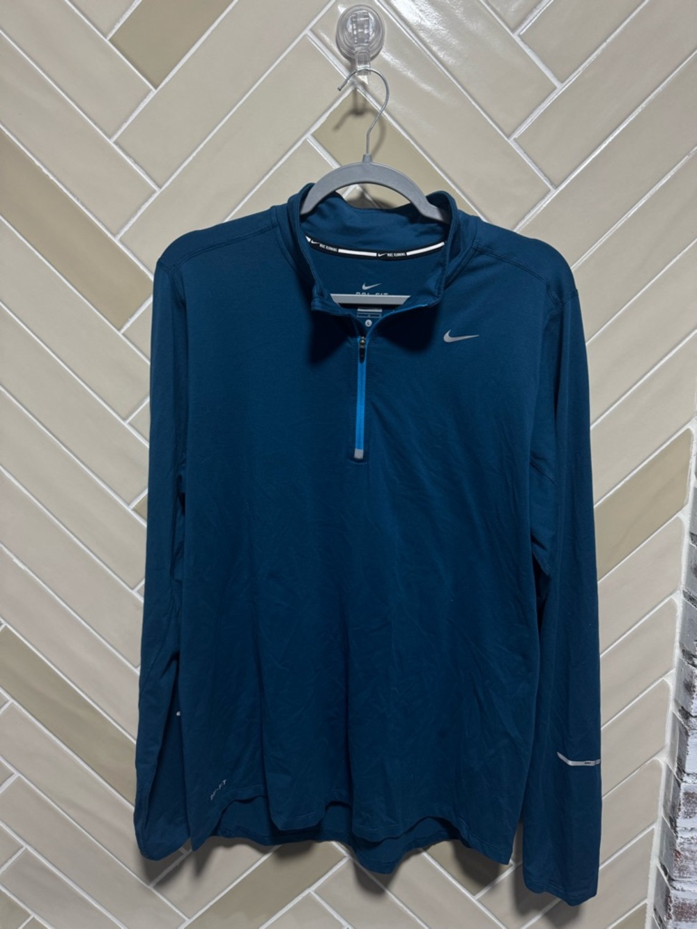 Nike Men’s Teal 1/4 Zip Performance Pullover